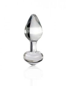 Icicles No 44 Glass Anal Plug 2.5 Inch - Clear Icicles No 44 Glass Anal Plug 2.5 Inch - Clear